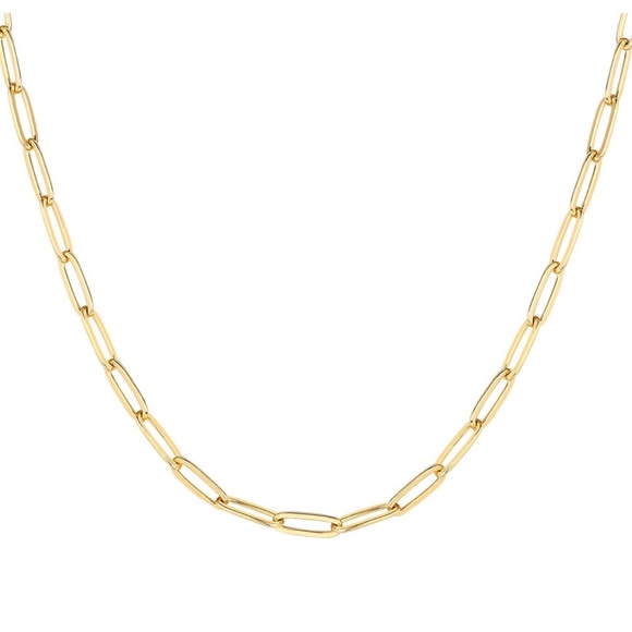 Trending! 14K Gold Fill Chunky Link Chain Necklace - Picture 3 of 3